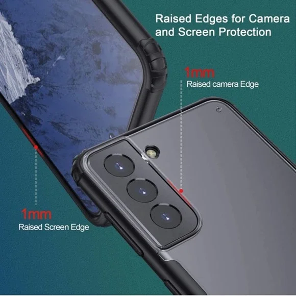 Samsung Galaxy S21 Black Case - Picture 3 of 6